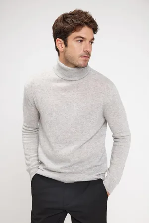 Maison Heritage Pull homme col roule ZACHARY en cachemire