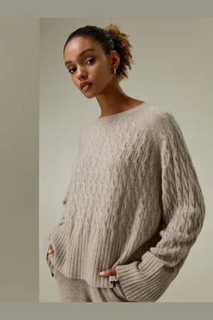 Lilysilk Pull torsadé en cachemire pour bébé