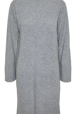 Y.A.S Robe courte manches longues en laine Clio