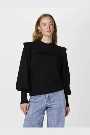 Y.A.S Pull en maille manches longues en viscose Sam