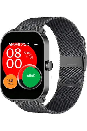 Smarty Montre connectée Mixte Smarty Super Amoled - SW070H Bracelet Acier