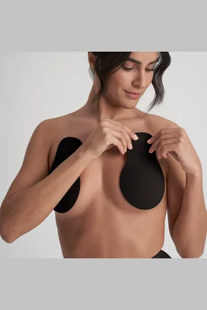 Bye Bra Cache tétons Adhésifs Remonte-seins Noir