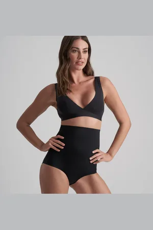 Bye Bra Soutien-gorge plongeant sans armatures invisible Noir