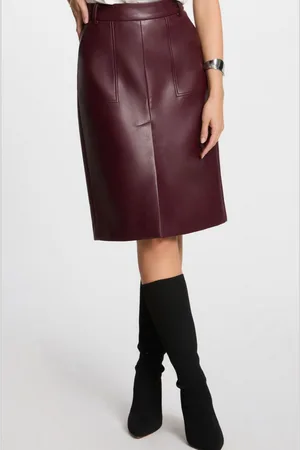 Morgan Jupe ajustée simili cuir