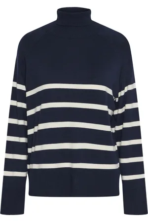 Pieces® Pull col roulé en viscose Sia
