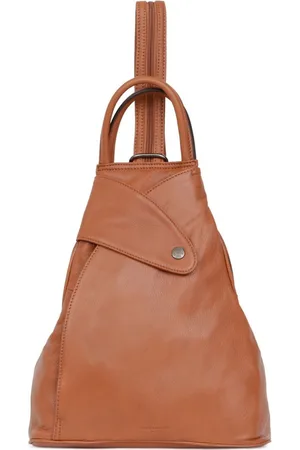 Hexagona Sac transformable terre en cuir