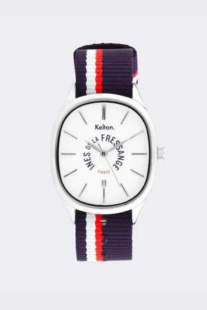 Kelton Montre Solaire Field kaki x Ines de la Fressange Paris