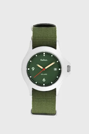Kelton Montre Solaire Vert Nato Kaki Femme