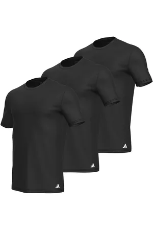 Eminence Lot de 3 tee-shirts homme col rond Active Core Cotton Adidasport en coton