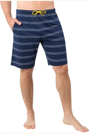 Eminence Pyjama court col ouvert homme Nautique en coton