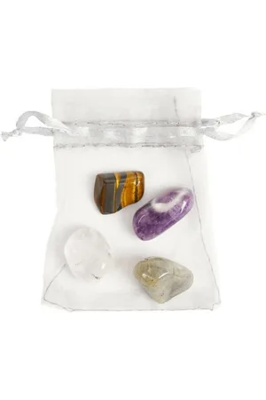 Roll On Jade Lot de 4 Pierres de Soin : Objectif Protection