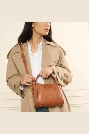 Lancaster Sac à main Aimantée S Ida Double en cuir