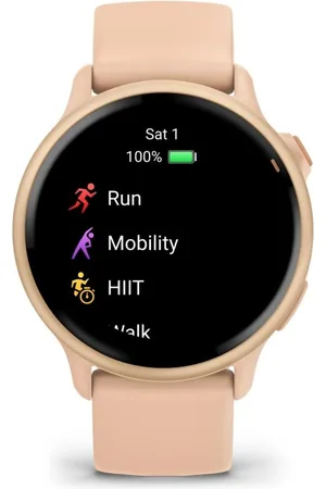 Garmin Montre Connectée Vívoactive 6 - 010-02985-03 Bracelet Silicone Rose pêche
