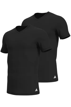 Eminence Lot de 3 tee-shirts homme col V Active Flex Cotton Adidasport en coton