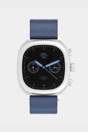 Kelton Montre Chronographe 1972 Skysand x Chapal 9124432 Cuir de box à tannage végétal, marqué à chaud : Chapal Paris