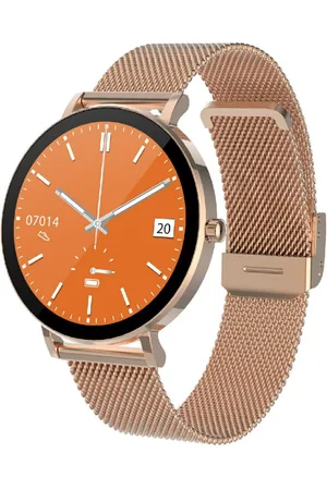 Smarty Montre connectée Mixte Smarty Super Slim Amoled - SW079A Bracelet Acier