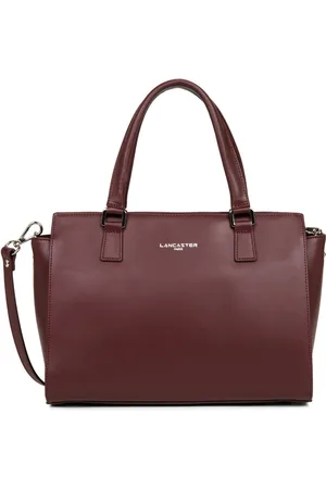 Lancaster Sac à main Zippée M Smooth en cuir