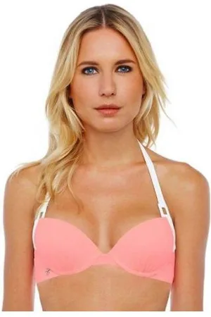 Brigitte Bardot Haut de maillot push-up corail Yéyé