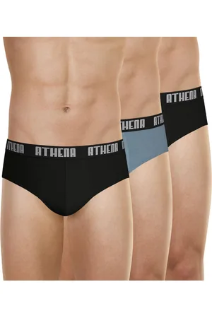 ATHENA Lot de 3 slips homme Ecopack en coton