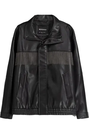 Veste cuir bershka online homme