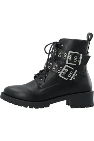 Bianco Bottines à lacets 