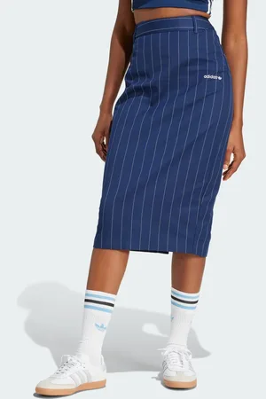 adidas Jupe crayon à fines rayures