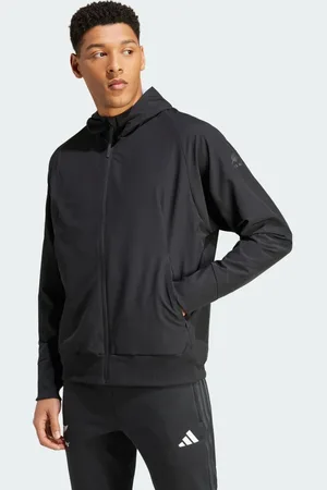 adidas Veste à capuche entièrement zippée toile All Blacks Z.N.E.