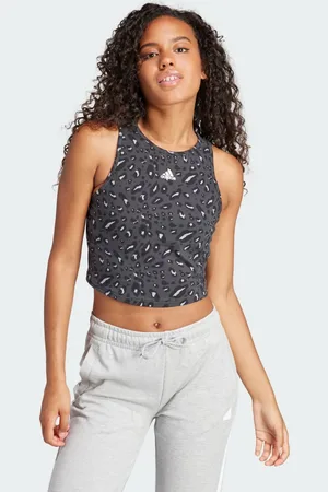 adidas Débardeur court imprimé animal Essentials