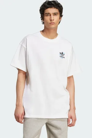 adidas T-shirt oversize logo floral