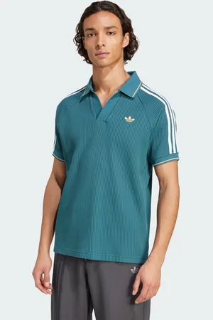 adidas Polo maille gaufrée Originals