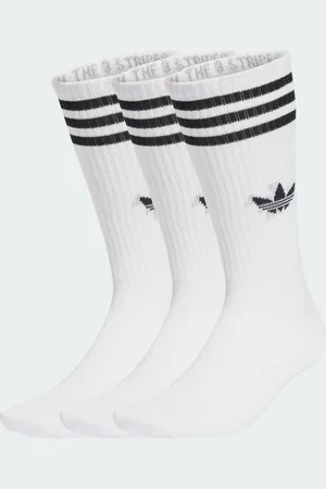 adidas Chaussettes mi-mollet 3 bandes (3 paires)