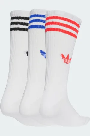 adidas Chaussettes mi-mollet 3 bandes (3 paires)