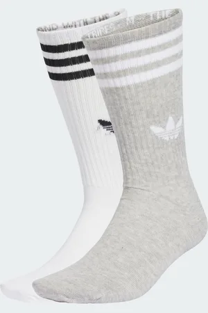 adidas Chaussettes mi-mollet 3 bandes (3 paires)