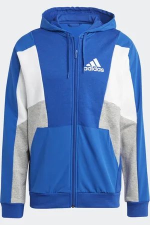 adidas Veste à capuche entièrement zippée Essentials Colorblock