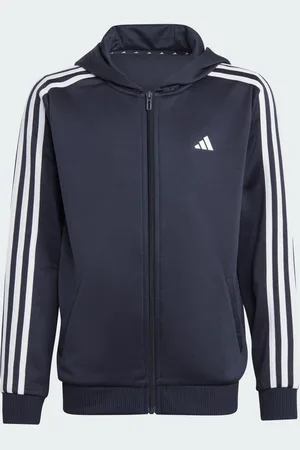 adidas Veste à capuche Train Essentials AEROREADY 3-Stripes Regular-Fit Full-Zip