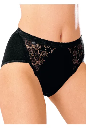 Sloggi Lot de 3 culottes Chic midi + 1 gratuite - Chic-midi-4 - - Coton
