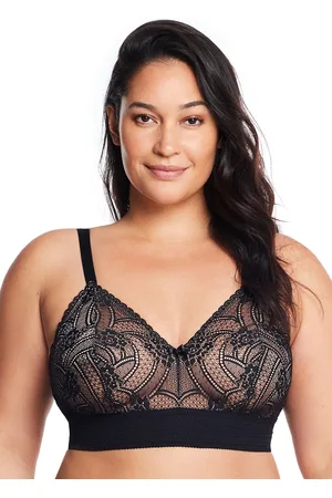 Glamorise Grande taille Bralette Bramour Gramercy en dentelle