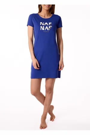 Naf-naf Nuisette courte thème aztèque col rond - Nf.naxos.li - - Coton