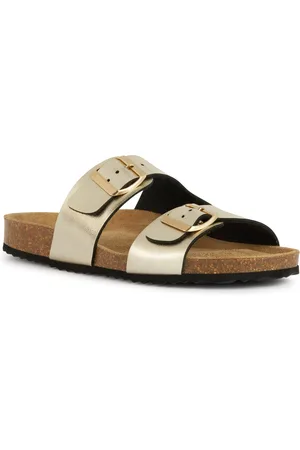 Geox Sandales cuir boucles et semelle anatomique - Geo-d35lsl - - PU (Polyuréthane)