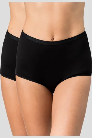 Playtex Lot de 2 culottes taille haute coton biologique - Dampier - - Coton