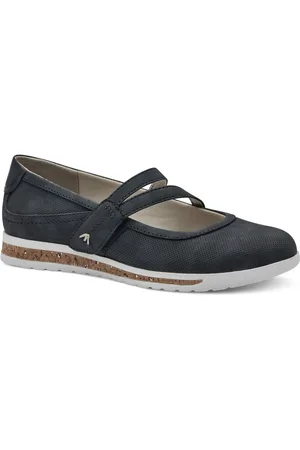 Jana Ballerines à scratch semelle compensée - Jan82217944 - - Synthétique