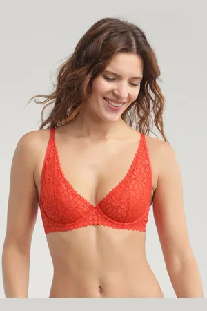 Dim Grande taille Soutien-gorge armatures dentelle florale