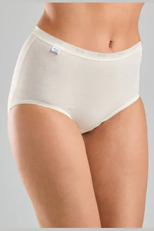 Sloggi Lot de 3 culottes basic midi gagnez 10% - -midi-3 - - Coton