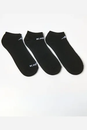 Kappa Lot de 3 Socquettes logo, foncé - Ben93894347 - - Coton