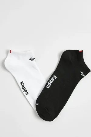 Kappa Lot de 2 Socquettes unies, licence Alpine - Ben93896915a - - Coton
