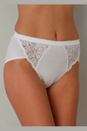 Sloggi Lot de 3 culottes Chic midi + 1 gratuite - Chic-midi-4 - - Coton