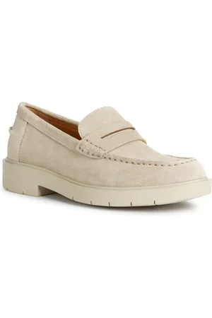 Geox Mocassins cuir velours semelle épaisse - Geo-d25qra - - Cuir Boeuf Velours