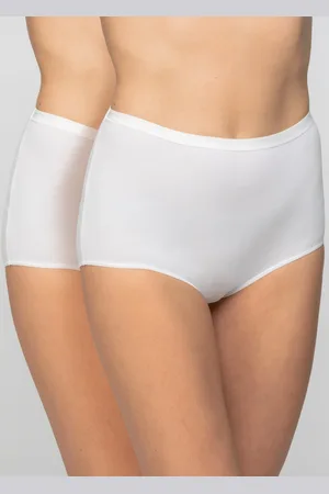 Playtex Lot de 2 culottes taille haute coton biologique - Dampier - - Coton
