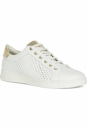 Geox Baskets compensées ajourées Jaysen - Jaysen-1-sneak - - Cuir pleine fleur Boeuf