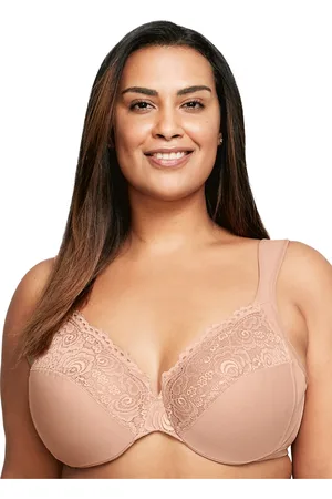 Glamorise Grande taille Soutien-gorge WonderWire dentelle à armatures